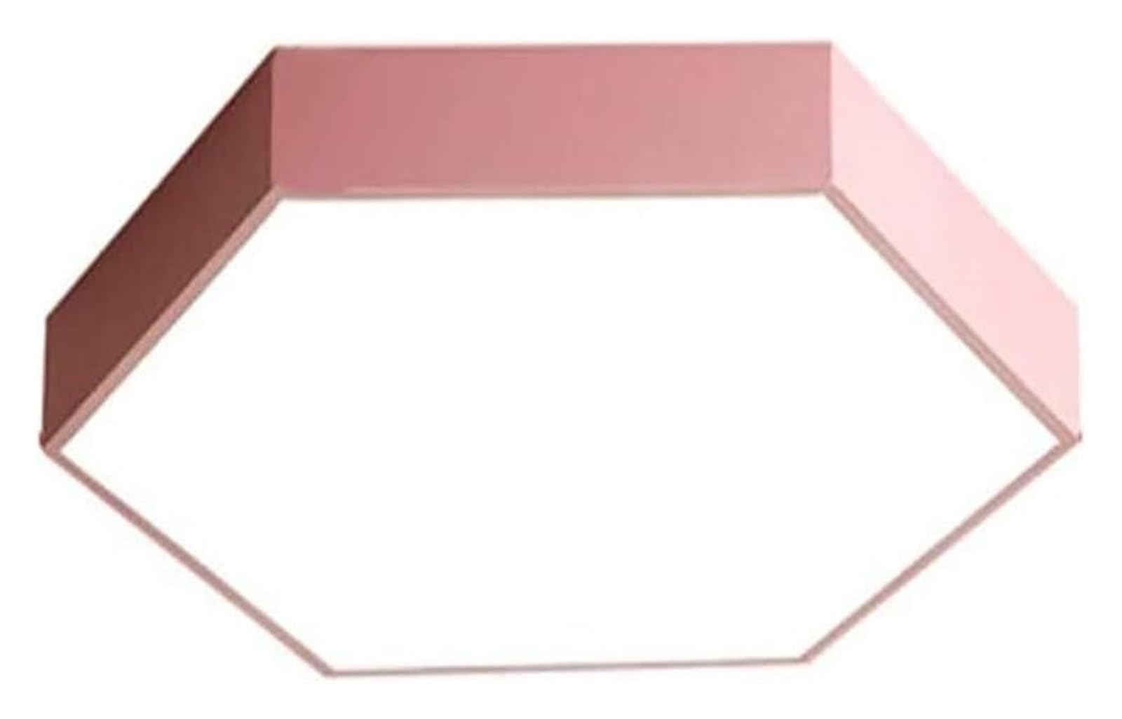 Plafonnier LED rose encastré diffuse une lumière homogène et anti-éblouissement
