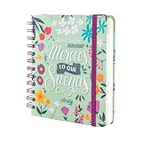 ACCESORIOS EN SU INTERIOR - Agenda escolar dia por pagina que cuenta con láminas decorativas, bolsillo interior para guardar papeles y pegatinas para destacar lo importante
