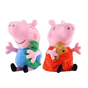 HUG ‘n’ FEEL SOFT TOYS Soft Toys Long Soft Lovable hugable Cute Giant Life Size (Peppa Pig, George Pig) Lovely Toy