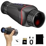4K Digital Night Vision Monocular, 1314FT Nightvision Distance & Manual Focus & Diopter, Night Vision Goggles with Infrared Illuminator, 36MP Photo & 4K Video Recording with 32GB Card