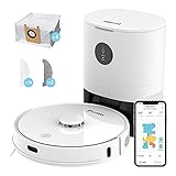Arnagar S8 Pro Saugroboter mit Absaugstation, 3500Pa Saugkraft, Laser Navigation Kartierung, 220 min...