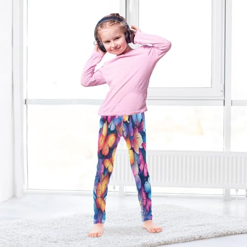Bolaz Toddler Girls Leggings Printed Yoga Pants Leggings Butterflies for Kids4