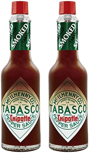Tabasco Salsa Picante Tabasco Chipotle - 60 ml (Paquete de 2)