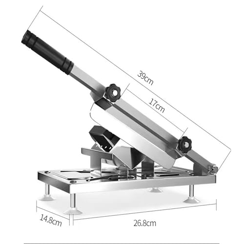 Trancheuse à viande congelée en acier inoxydable durable avec base stable - 8
