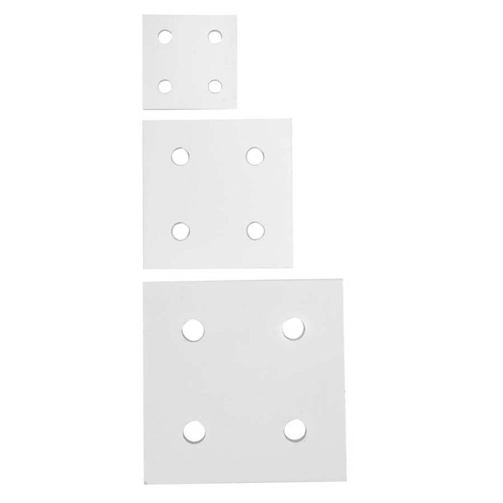 5 pièces plaque de connexion verticale à 4 trous pour plaque de connexion de carte de jonction d'extrusion d'aluminium 2040/6060/8080,2040