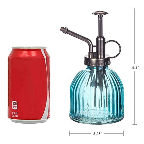 Glazen Plant Mister Spray Bottle, Plant Mister, Vintage Glazen Planten Sprayer Fles, Plant Misters voor Binnen, Watering Glazen Spray Bottle Gieter, Plant Spritzer voor Indoor Outdoor Plants(blauw) - Afbeelding 6