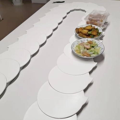 Plateau tournant de table à manger pour ne plus tendre le bras durant les repas