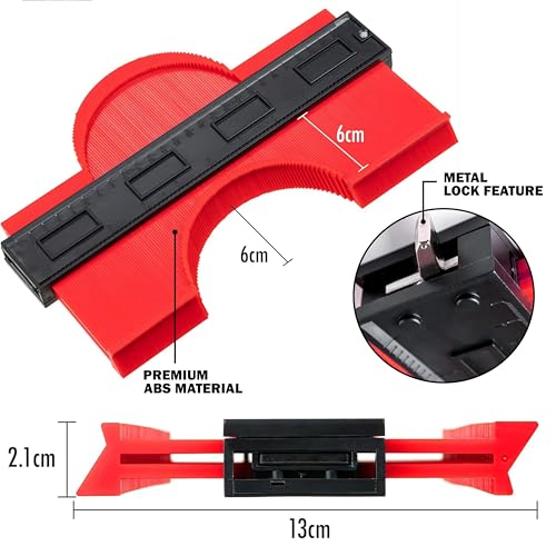 FitEasy® Contour Gauge Duplicator 10 Inch Widen Profile Gauge Tool Contour Gauge Duplicator Precise Measuring of Irregular Shapes for Laminate Woodworking Tiling and Flooring Tools - Gifts for Men 5 FitEasy® Contour Gauge Duplicator 10 Inch Widen Profile Gauge Tool Contour Gauge Duplicator Precise Measuring of Irregular Shapes for Laminate Woodworking Tiling and Flooring Tools - Gifts for Men - Image 5