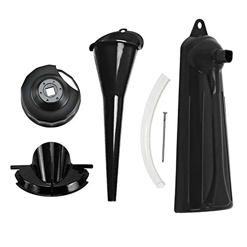 HDBUBALUS Lot 4 entonnoirs de vidange pour carter huile moto carter primaire kit entonnoir changement huile anti-goutte pour Harley Sportster XL883 Breakout...