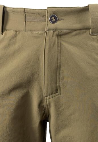 Pnuma Outdoors Pathfinder Pant, Dark Tan, 4-Way Stretch, Moisture-Wicking, 4-Pocket Design, YKK Zippers (PA-PT-DT)4