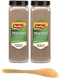 Durkee Steak Dust Seasoning, 29oz (Pack of 2) - with Make Your Day Spatula Spoon