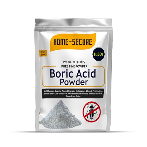 Home-Secure Boric Acid Powder for Cockroaches, Ant Repellent...