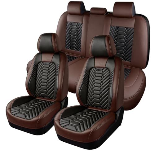 Image of Foneso Seat Covers for Ram 1500 /2500 /3500 Crew Quad Regular Cab | Heavy Duty Protections Custom Fit For 2002 -2025 Dodge Ram 5 Seats Pickup Truck, Cushions with Split Flat Bench 40 /60