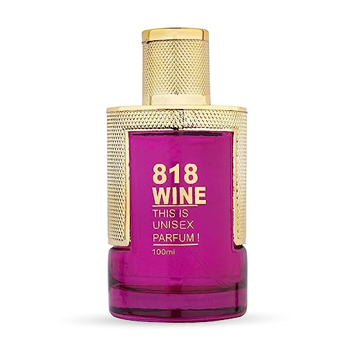 Image of HP 818 Wine Luxury Perfume for Women 100ml Floral Aquatic Scent, Premium Daily Wear Fragrance with Jasmine Vanilla Sandalwood, Long Lasting Romantic Festival Gift
