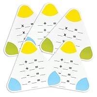 Learning Resources Write & Wipe Fact Family Boards, Dry Erase, Set of 5 Double-Sided Boards, Ages 6+