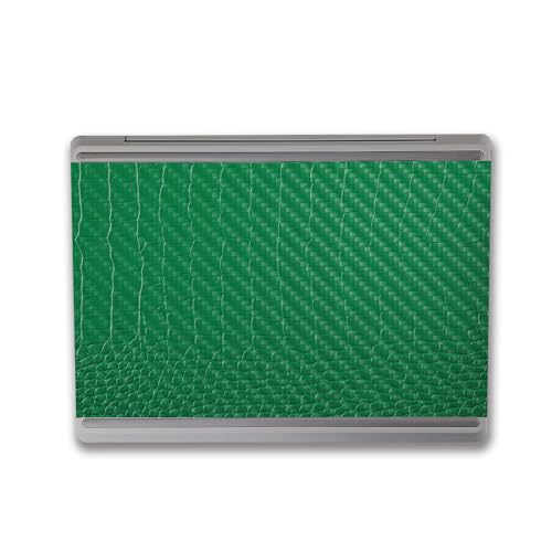 Image of MightySkins Carbon Fiber Skin Compatible with Microsoft Surface Laptop Go 3 (2023) Full Wrap Kit - Alligator | Protective, Durable Textured Carbon Fiber Finish | Made in The USA