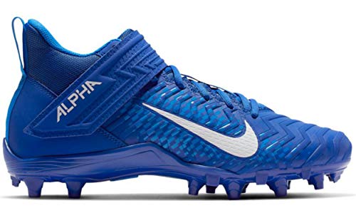Nike Alpha Menace Varsity 2 Men's Football Cleat Aq8154 (10.5 D Us, Game Royal/White-Photo Blue) #TOP2