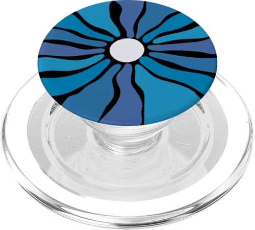 Fleur Abstraite pour l'été PopSockets PopGrip pour MagSafe aimant puissant amovible
