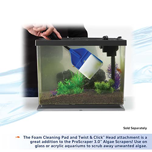 Image of Aqueon ProScraper 3.0 Short Aquarium Algae Scraper