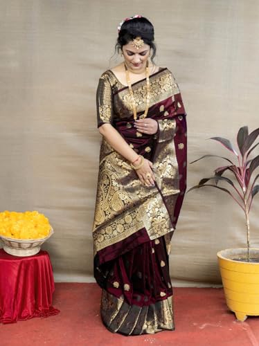 Image of Avantika Fashion Women's Kanjivaram Soft Semi Silk Banarasi Sarees With Blouse Piece.