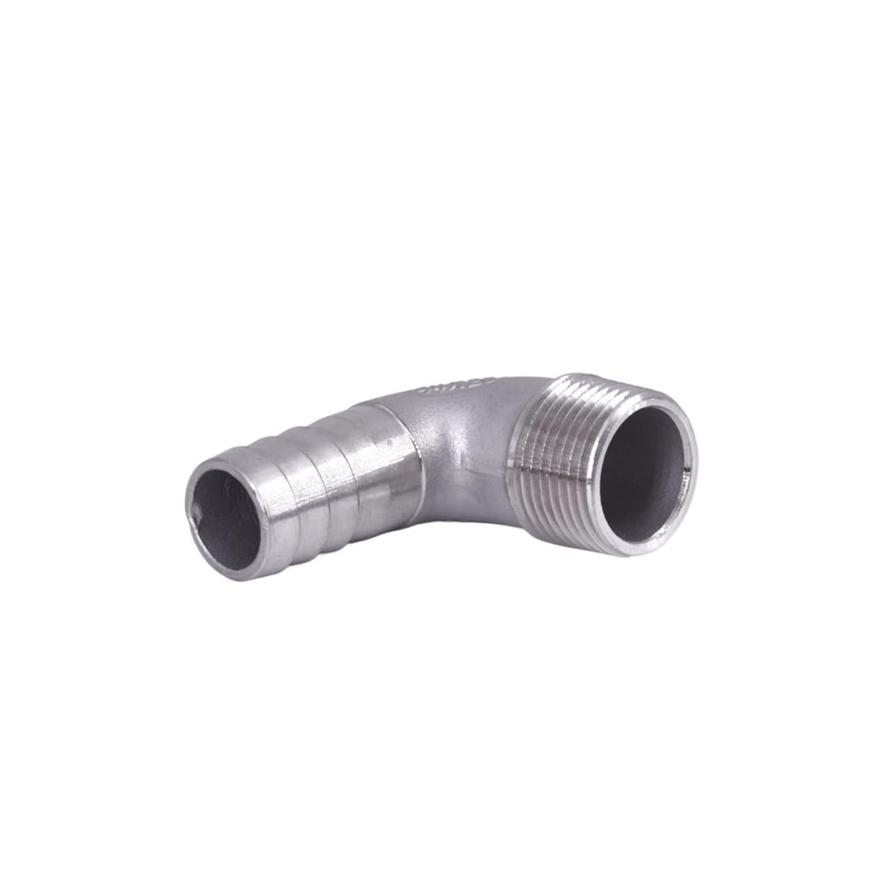 1 szt. Kolanko 90 stopni łącznik rurowy ze stali nierdzewnej 304 1/8 do 5.1 cm BSPT męski * 6 do 60 mm zaczep węża (1/2 cala * 13 mm)
