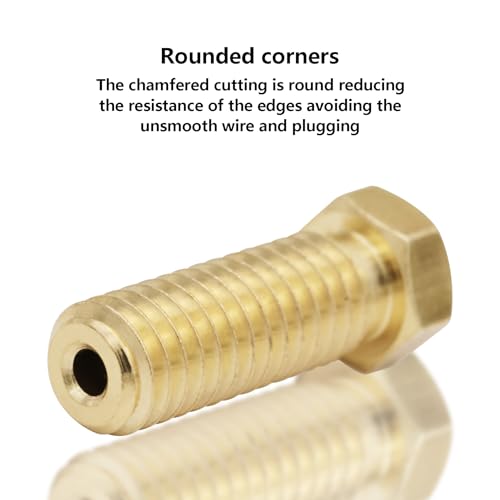LANKEGU 15PCS Nozzles Kit for Anycubic Vyper, 3D Printer 7PCS 0.4mm Brass Nozzles and 2PCS 0.2mm, 0.6mm, 0.8mm, 1.0mm Brass Nozzles Kit for Anycubic Vyper, Kobra Plus, Kobra Max