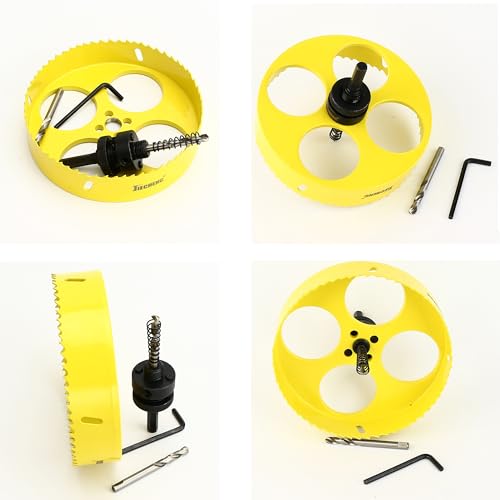 Image of 6 Inch Bi-Metal Hole Saw with 3 /8 inch Hex Shank Arbor