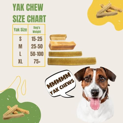 EcoKind Himalayan Gold Yak Cheese Dog Chew for Large Dogs, Healthy Dog Treats, Odorless, Long Lasting Dog Bones for Dogs, Rawhide Free, Made in The Himalayans, Large (Pack of 3)
