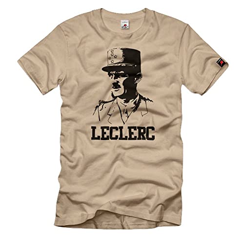 T-shirt Héros WW2 Leclerc France couleur sable L idéal pour vos sorties culturelles