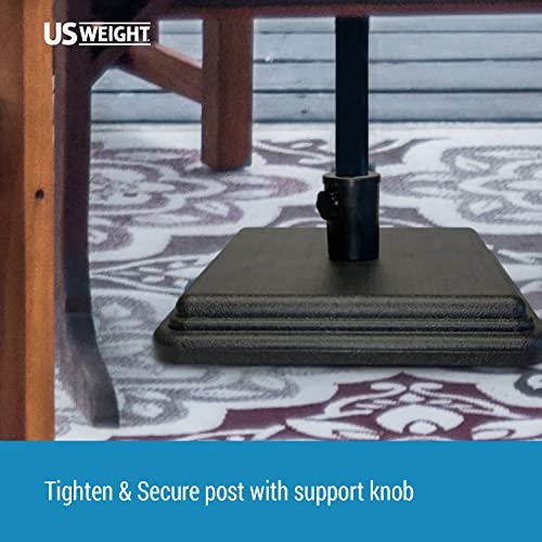 Us Weight 40 Pound Umbrella Base Designed To Be Used With A Patio Table (Black) #TOP4