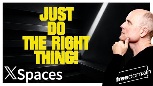 6080 Just Do the Right Thing! Twitter/X Space cover art