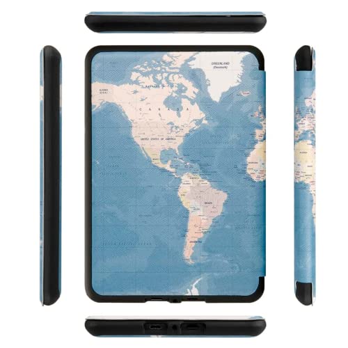 Capa Kindle Paperwhite 11ª Geração 2021 - WB Ultra leve Silicone Flexível e Sensor Magnético - Mapa