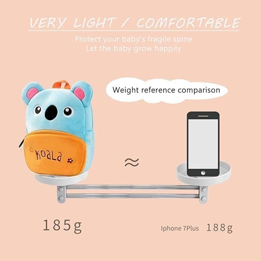 Image of Delicado Cute Small Toddler Kids Preschool Backpack Nursery Preschool Playschool School Picnic Travelling Bag for Baby Boy Girl Age (2 to 5 Years)