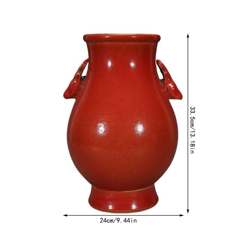 Vasen Für Wohndeko Handdekorierter Flur-Aufbewahrungsschrank, Arbeitsplattenvase, Porzellan, handgefertigte Ornamente Blumenvase