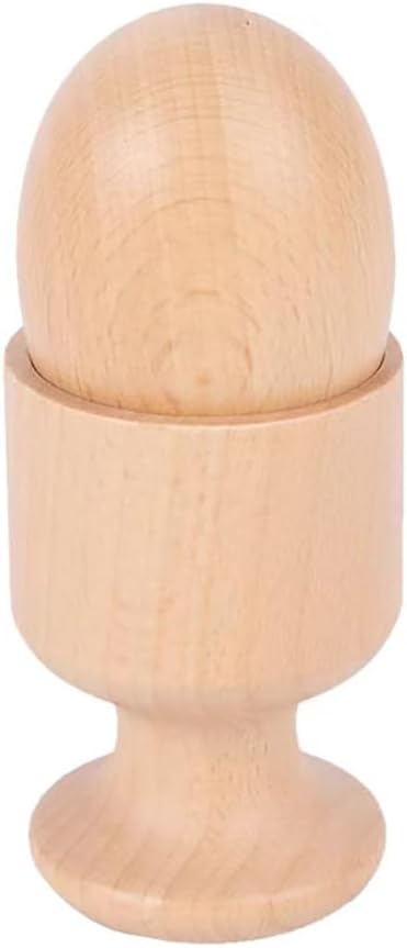 JE JOUE Montessori Materials Wooden Egg with Cup for Toddler Toy image 2