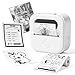 Ponek Mini imprimante d'autocollants, mini imprimante de poche Y02C, machine à autocollants, imprimante portable sans encre pour notes d'étude, apprentissage, journaux, photos, diagramme anatomique