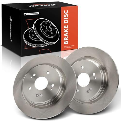A-Premium 12.19 Inch (309.8mm) Rear Solid Disc Brake Rotors, 2-Pack by A-Premium - Used condition - US$63.96