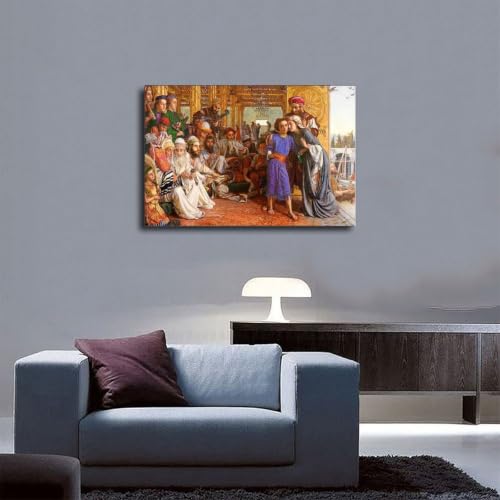 Art mural grand format William Holman Hunt pour décorer grand mur vide