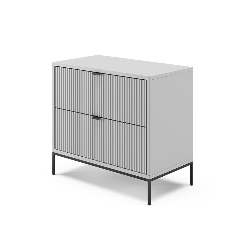 Vicco Eliza Nightstand in a bedroom setting