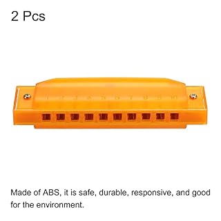 PATIKIL Clearly Colorful Lot de 2 harmonica translucide 10 trous en ABS jaune avec boîte en PVC pour instruments de… - Les Beatles, Paul McCartney, John Lennon, RIngo Starr, George Harrison PATIKIL Clearly Colorful Lot de 2 harmonica translucide 10 trous en ABS jaune avec boîte en PVC pour instruments de… – Image 3