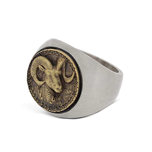 Aries Ring, Aries Horoscope Signet Ring, Aries Zodiac Ring for Women, Astrology Ring, Aries Star Sign Ring, Aries Birth Date Jewelry