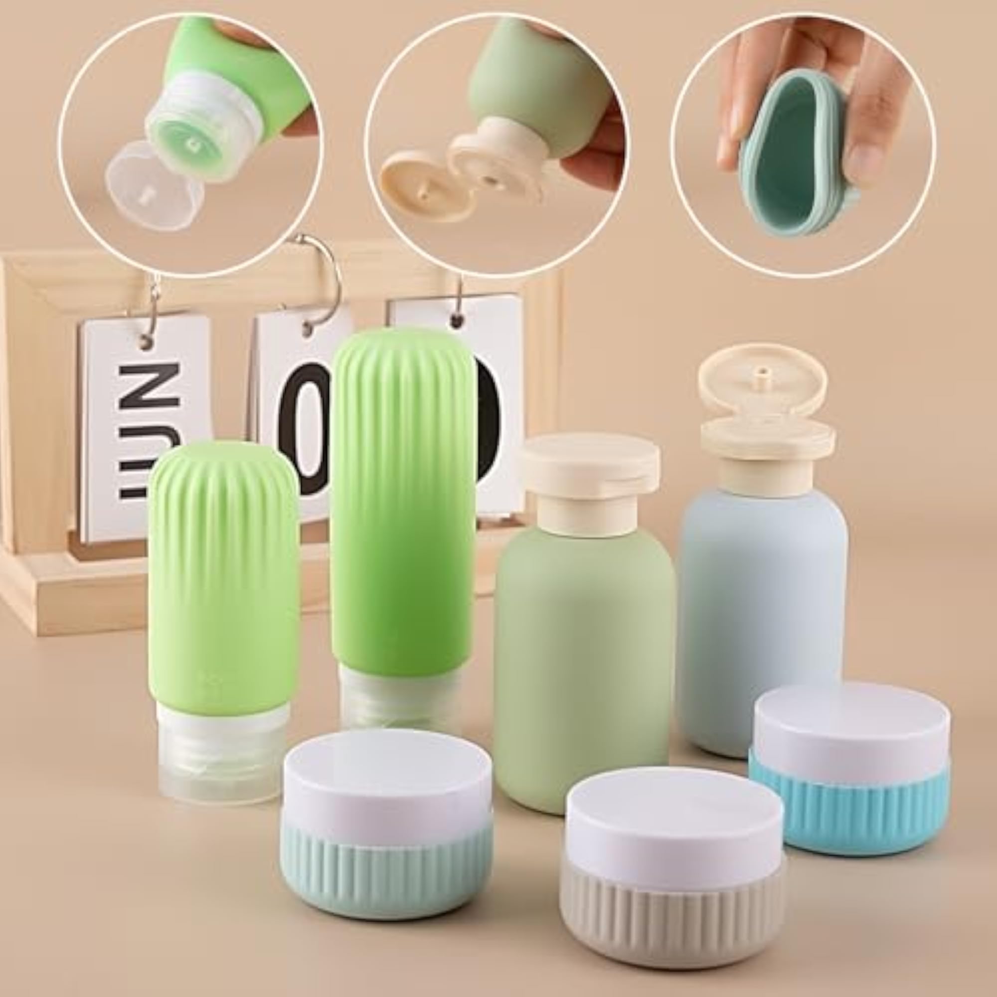 Travel Bottles for Toiletries, 25 Pack TSA Approved Containers