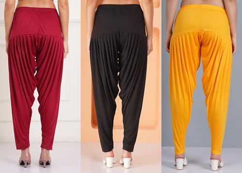 Image of Buy That Trendz Patiala Salwar for Women Relaxed Fit Viscose Patiyala Salwar Harem Bottom Pants