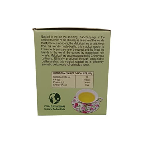 Image of Makaibari Apoorva Organic Darjeeling Green Tea Bags | Usda Certified Premium Green Tea | Anti-Oxidants, Immunity Booster | 100% Organic | 25 Tea Bags | 50 Gm (Pack Of 4)