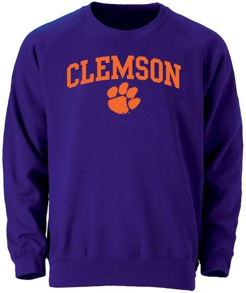 Barnesmith Crewneck Sweatshirt for College, Heritage Logo, Adult Unisex