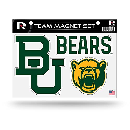 Feuilles magnétiques découpées Baylor Bears repositionnables et souples