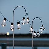 20 warmweiße LEDs (2700K) auf 4,75m schwarzem Kabel