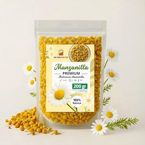 Imagen de KALYAAN plus Manzanilla Natural  en Flor a Granel 200g