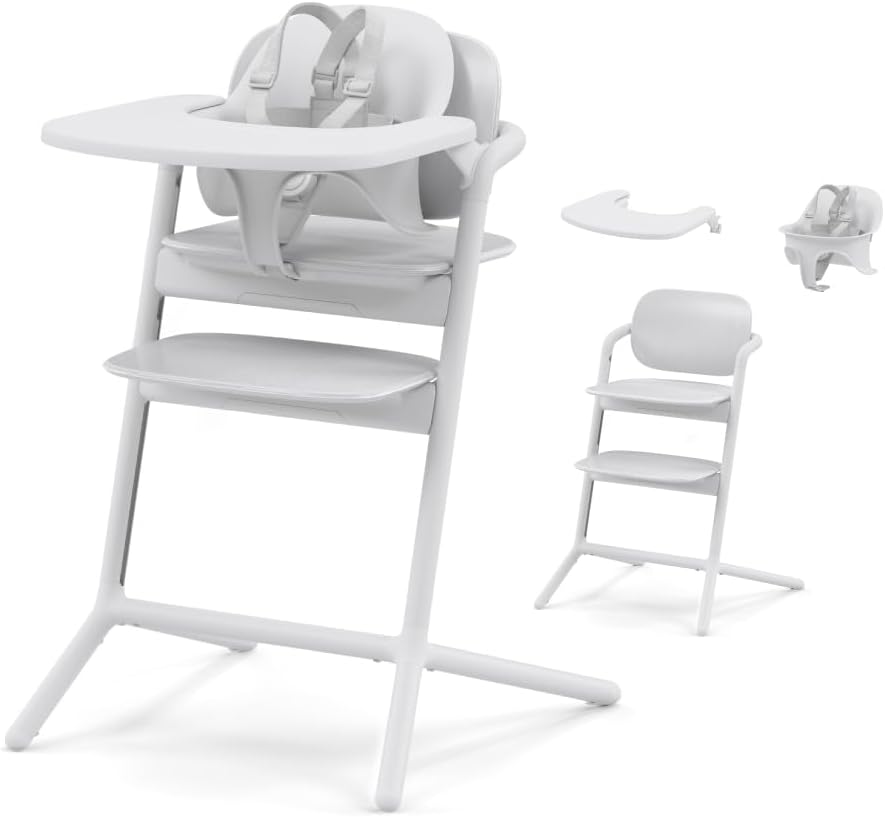 Cybex LEMO 2 High Chair 3-in-1 Set - All White
