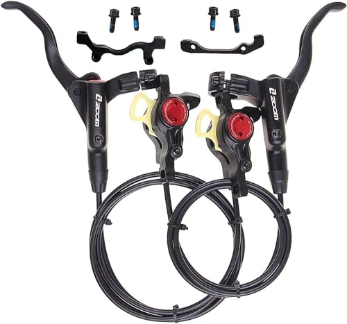 BUCKLOS MTB Hydraulic Disc Brakes, Mountain Bike Left Front...